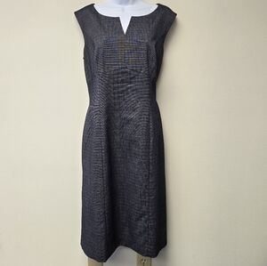 Alex Marie Tammy Sleeveless Sheath Dress Navy Blue 16